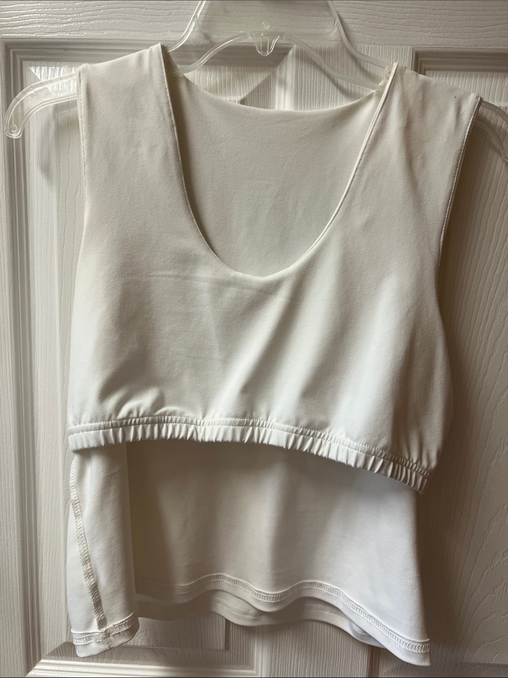 Wishlist White Scoop Neck Tank Top - Picture 4 of 5